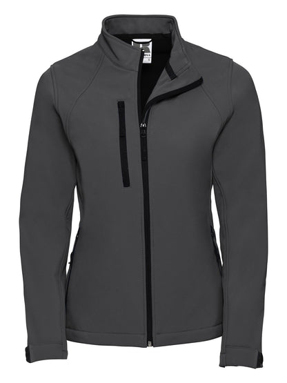 Ladies' Softshell Jacket Russell Titanium