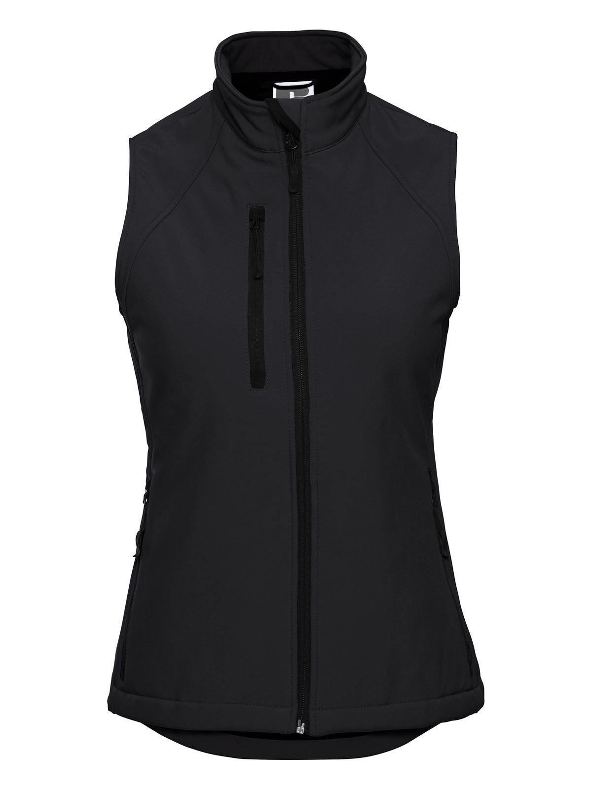 Ladies' Softshell Gilet Russell Black