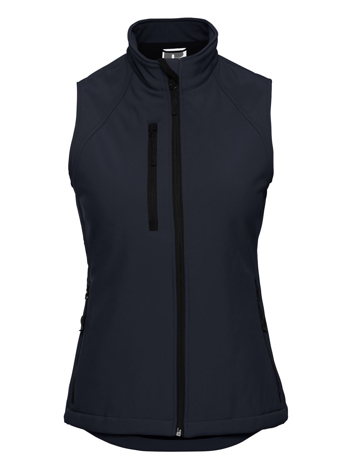 Ladies' Softshell Gilet Russell French Navy