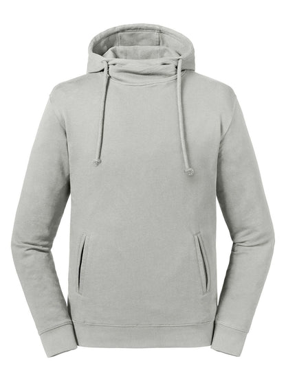 Pure Organic High Collar Hooded Sweat Russell Stone