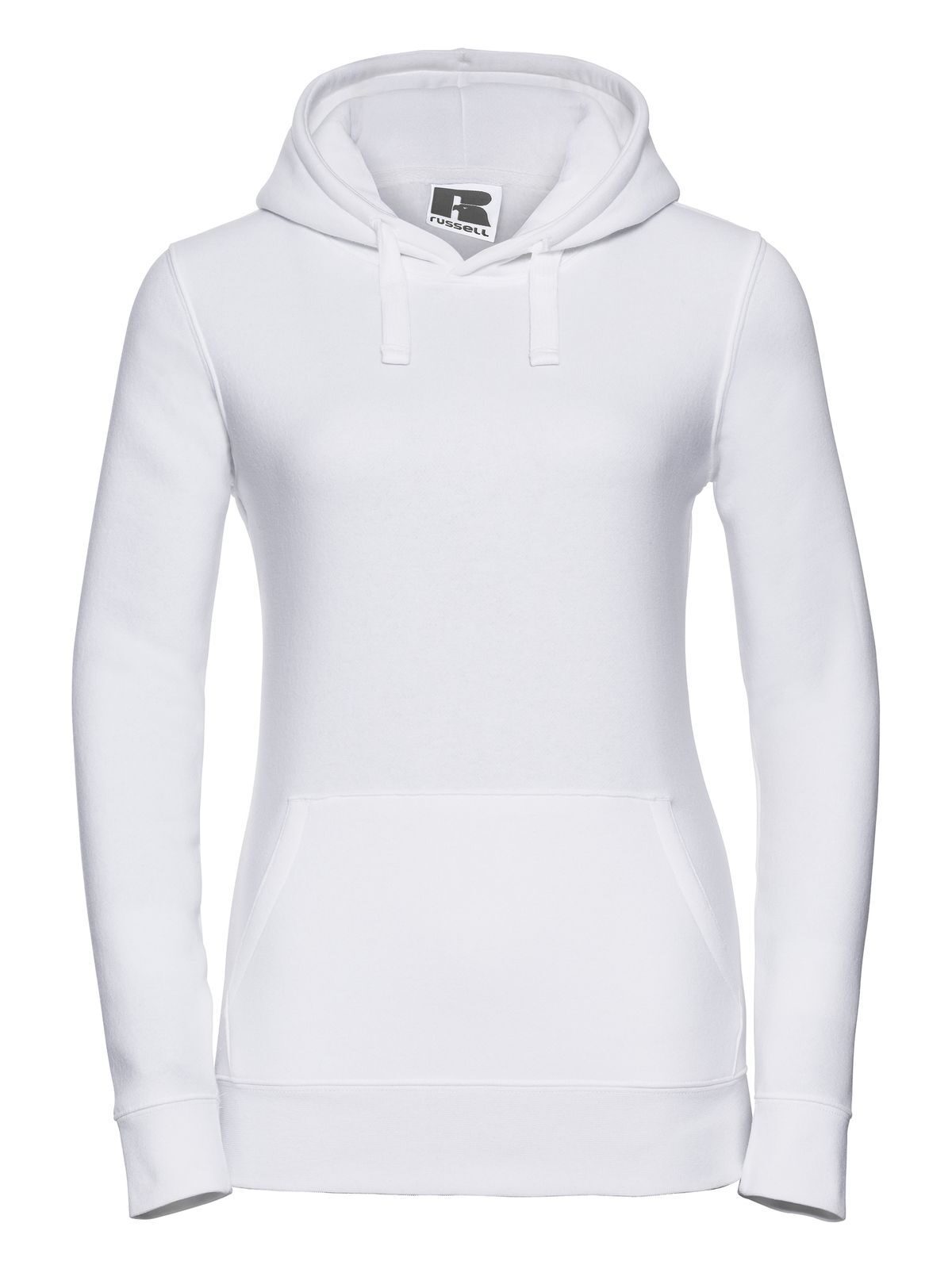 Ladies' Authentic Hooded Sweat Russell White