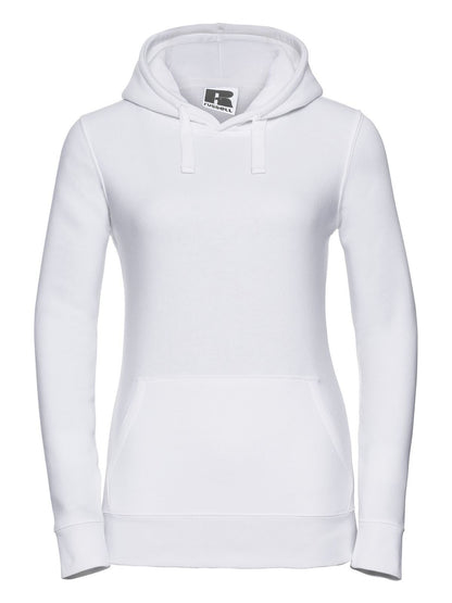 Ladies' Authentic Hooded Sweat Russell White