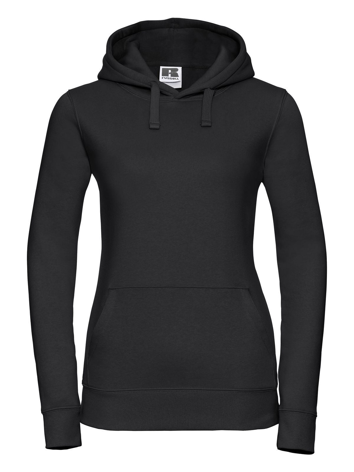 Ladies' Authentic Hooded Sweat Russell Black