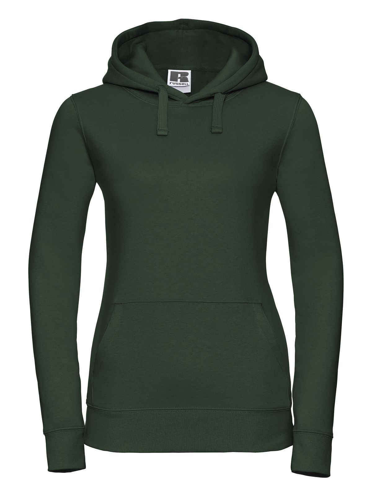Ladies' Authentic Hooded Sweat Russell Bottle Green