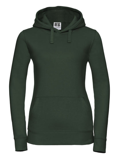 Ladies' Authentic Hooded Sweat Russell Bottle Green