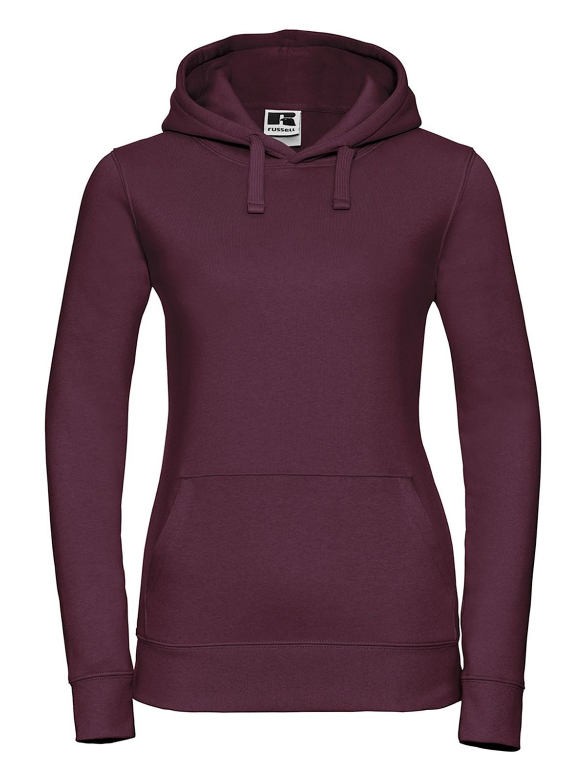 Ladies' Authentic Hooded Sweat Russell Burgundy
