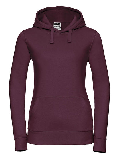 Ladies' Authentic Hooded Sweat Russell Burgundy