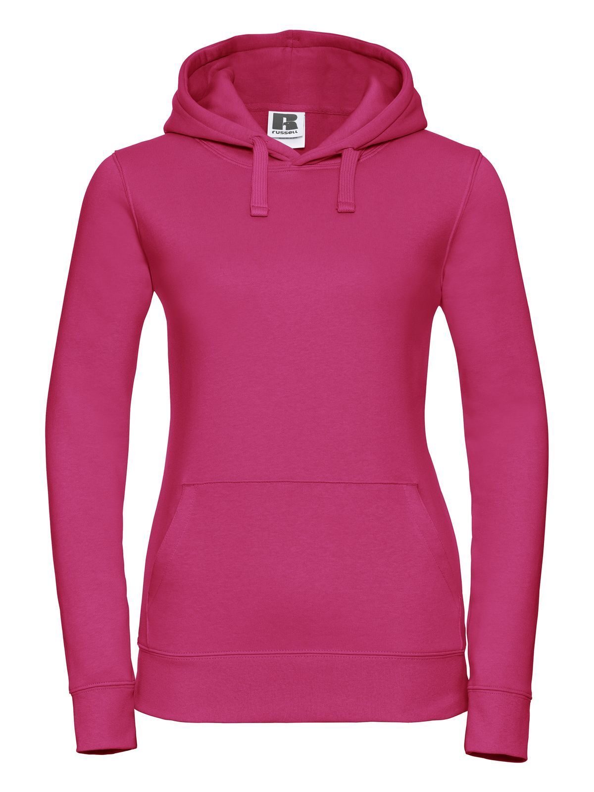Ladies' Authentic Hooded Sweat Russell Fuchsia