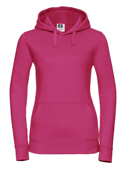 Ladies' Authentic Hooded Sweat Russell Fuchsia