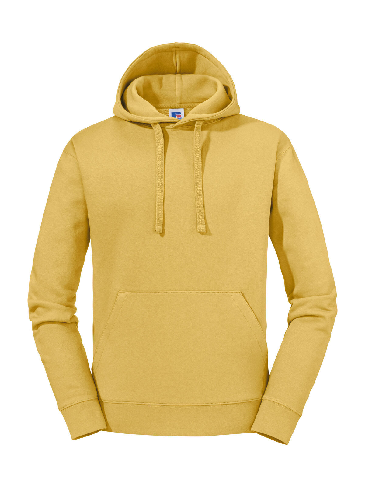 Men's Authentic Hooded Sweat Russell Mustard Yellow