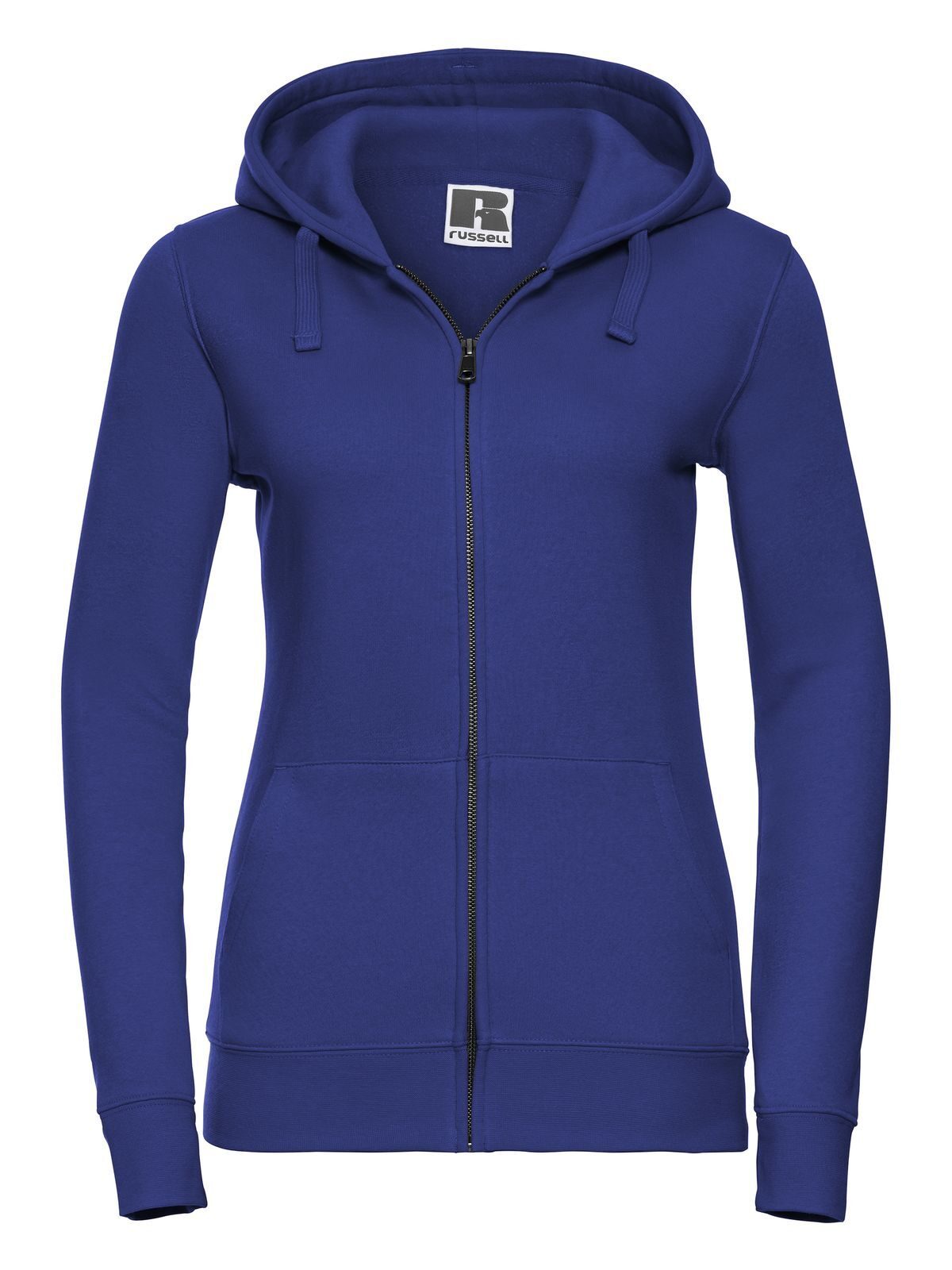 Ladies' Authentic Zipped Hood Russell Bright Royal