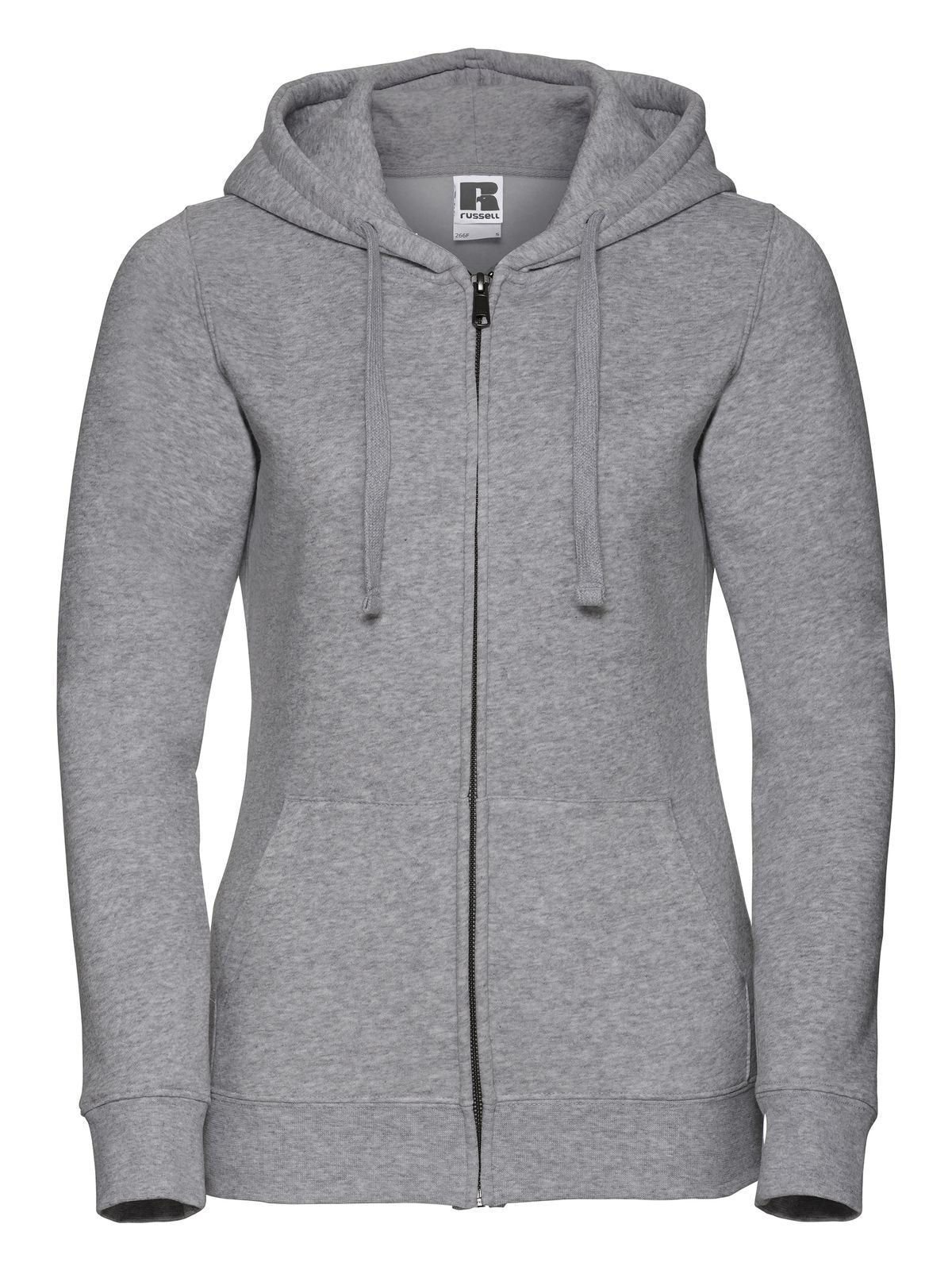 Ladies' Authentic Zipped Hood Russell Light Oxford