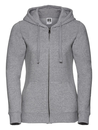 Ladies' Authentic Zipped Hood Russell Light Oxford