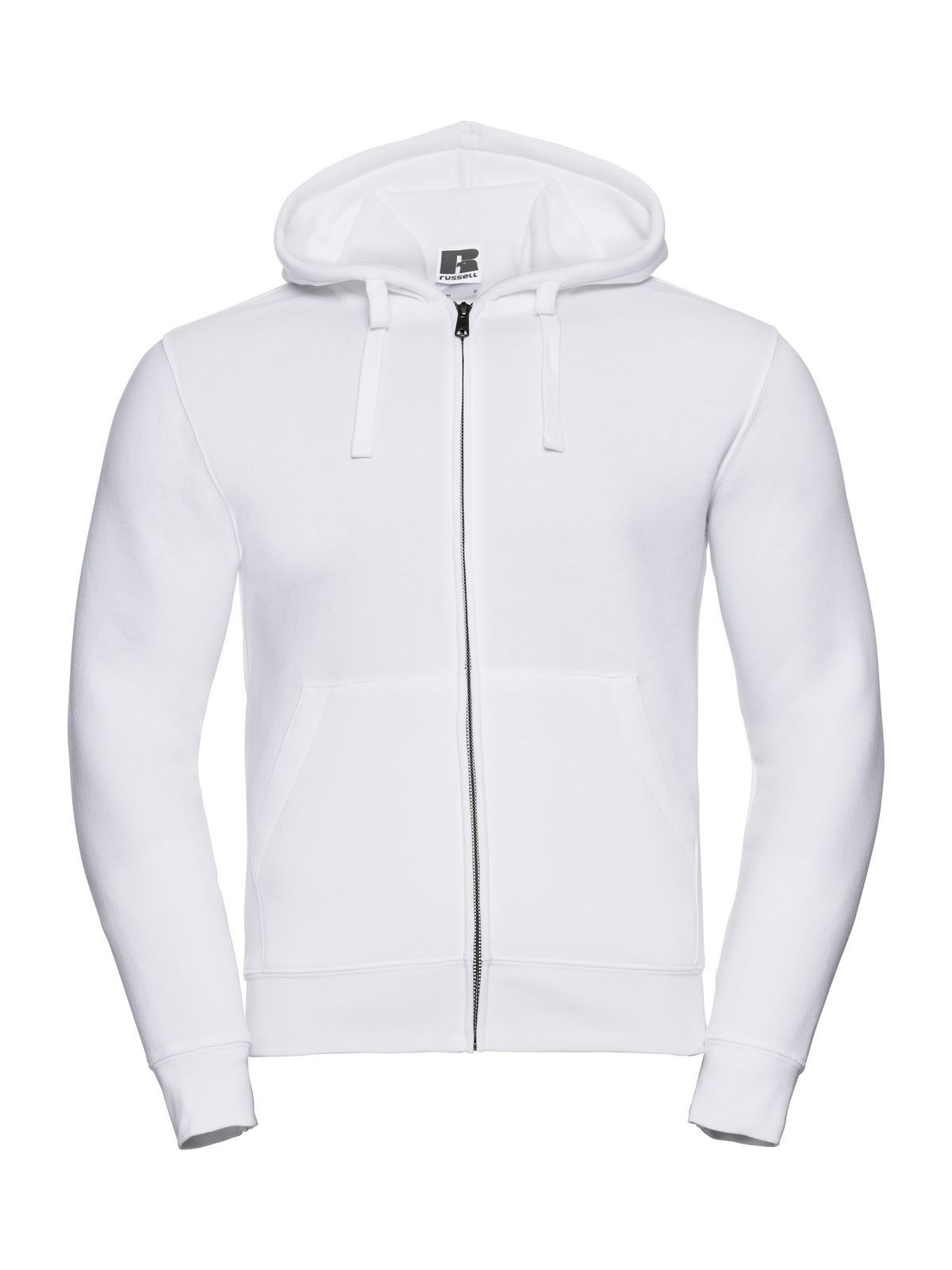 Men's Authentic Zipped Hood Russell White