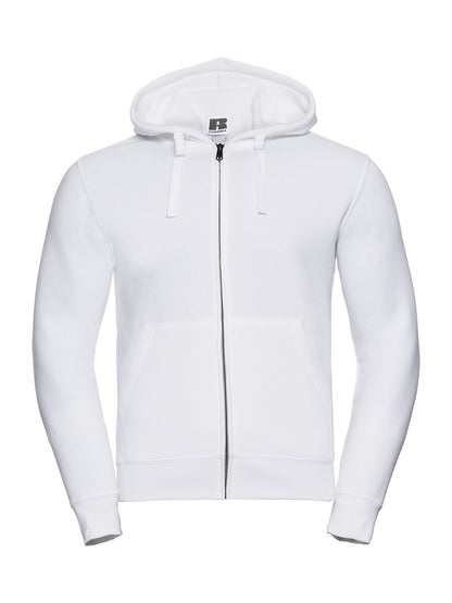 Men's Authentic Zipped Hood Russell White