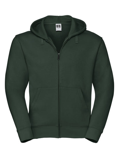 Men's Authentic Zipped Hood Russell Bottle Green