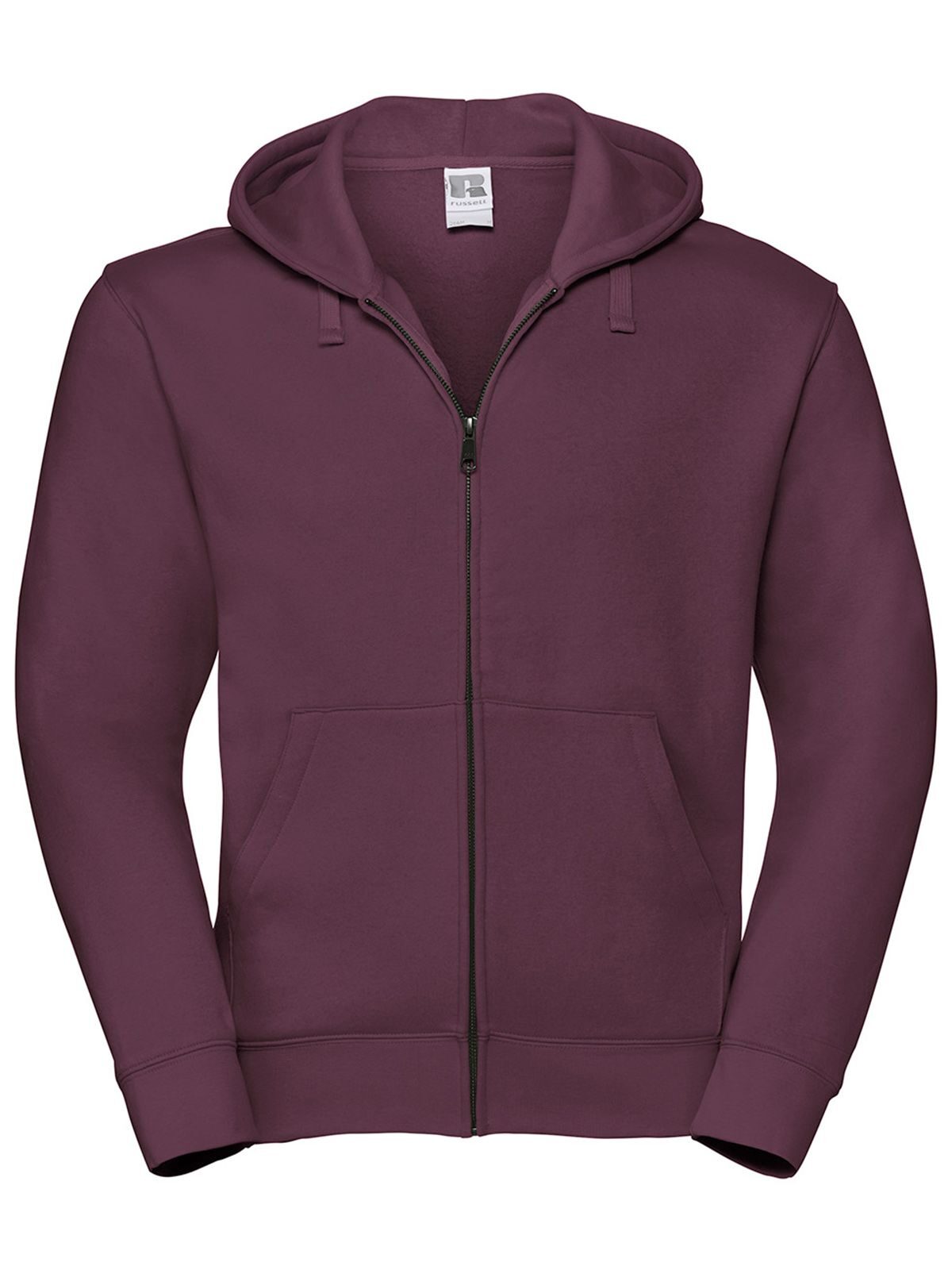 Men's Authentic Zipped Hood Russell Burgundy