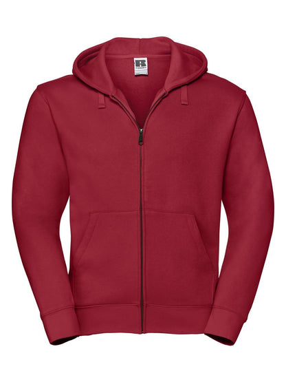 Men's Authentic Zipped Hood Russell Classic Red