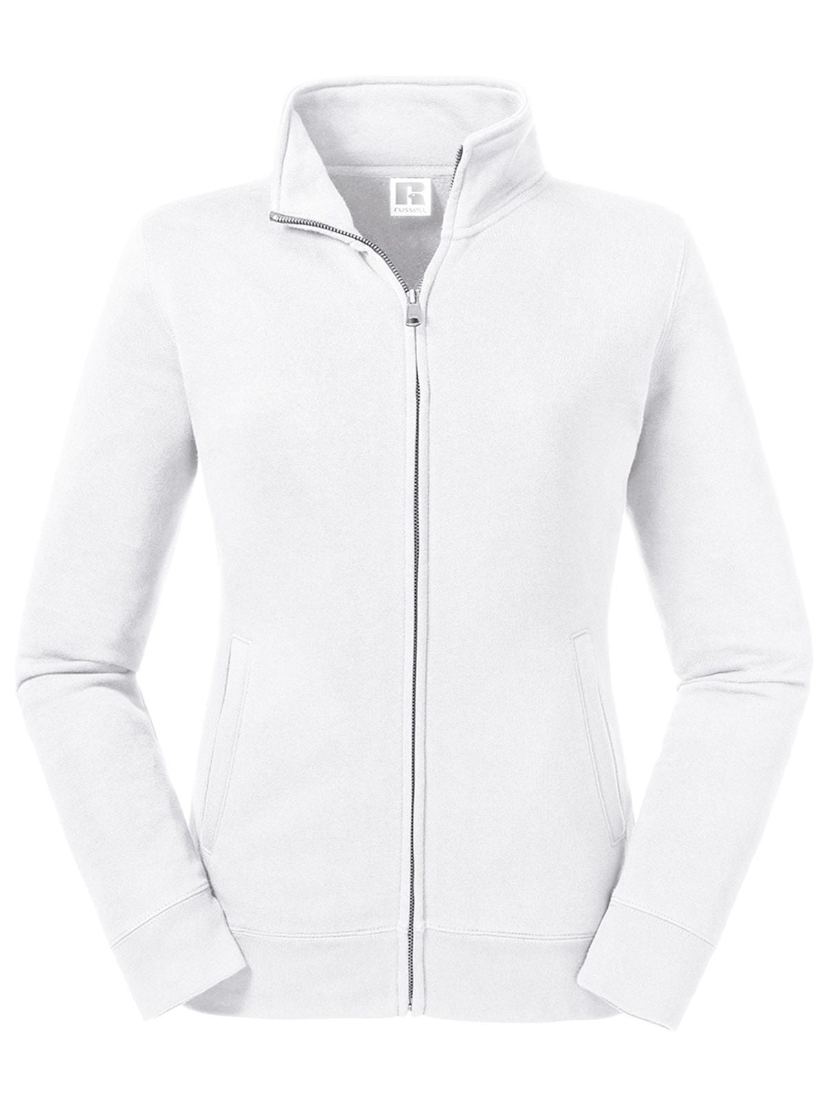 Ladies' Authentic Sweat Jacket Russell White