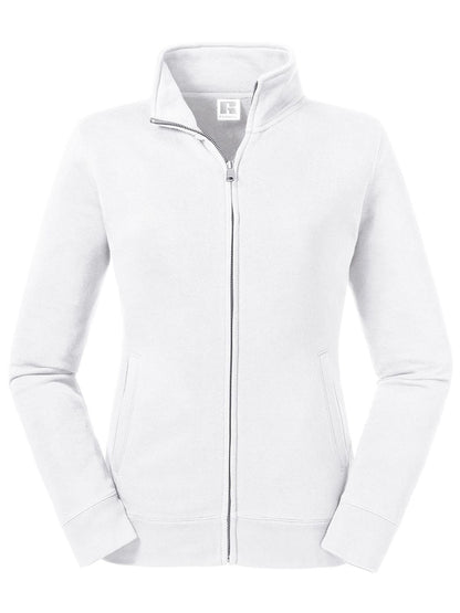 Ladies' Authentic Sweat Jacket Russell White