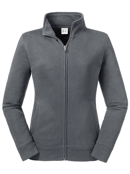 Ladies' Authentic Sweat Jacket Russell Convoy Grey