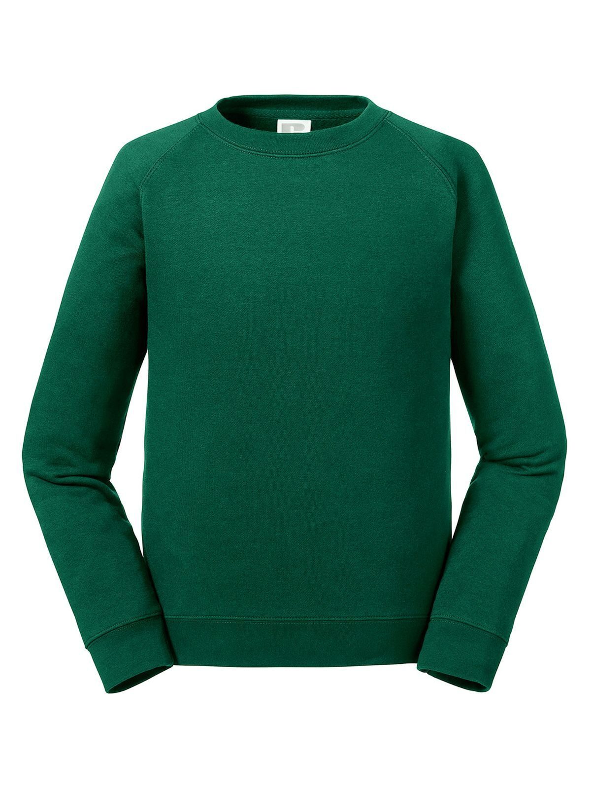 Kids Authentic Raglan Sweat Russell Bottle Green