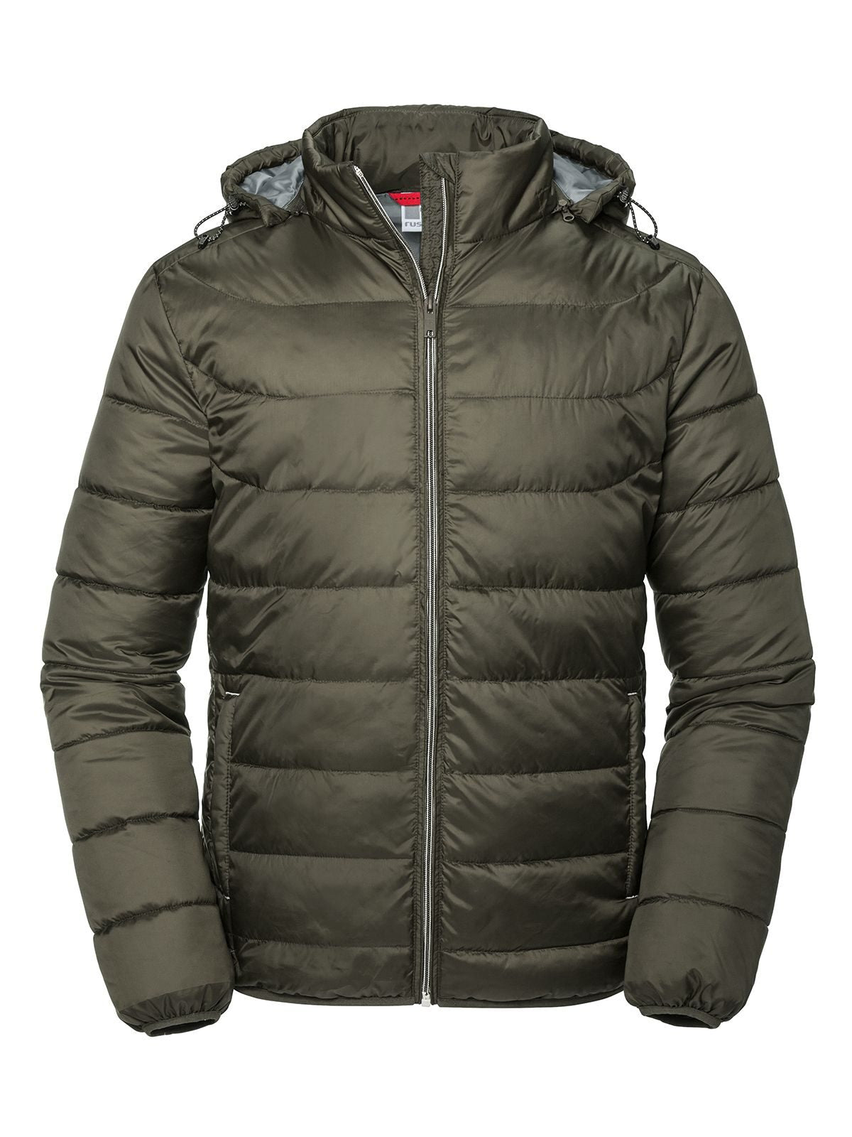Men's Hooded Nano Jacket Russell Dark Olive
