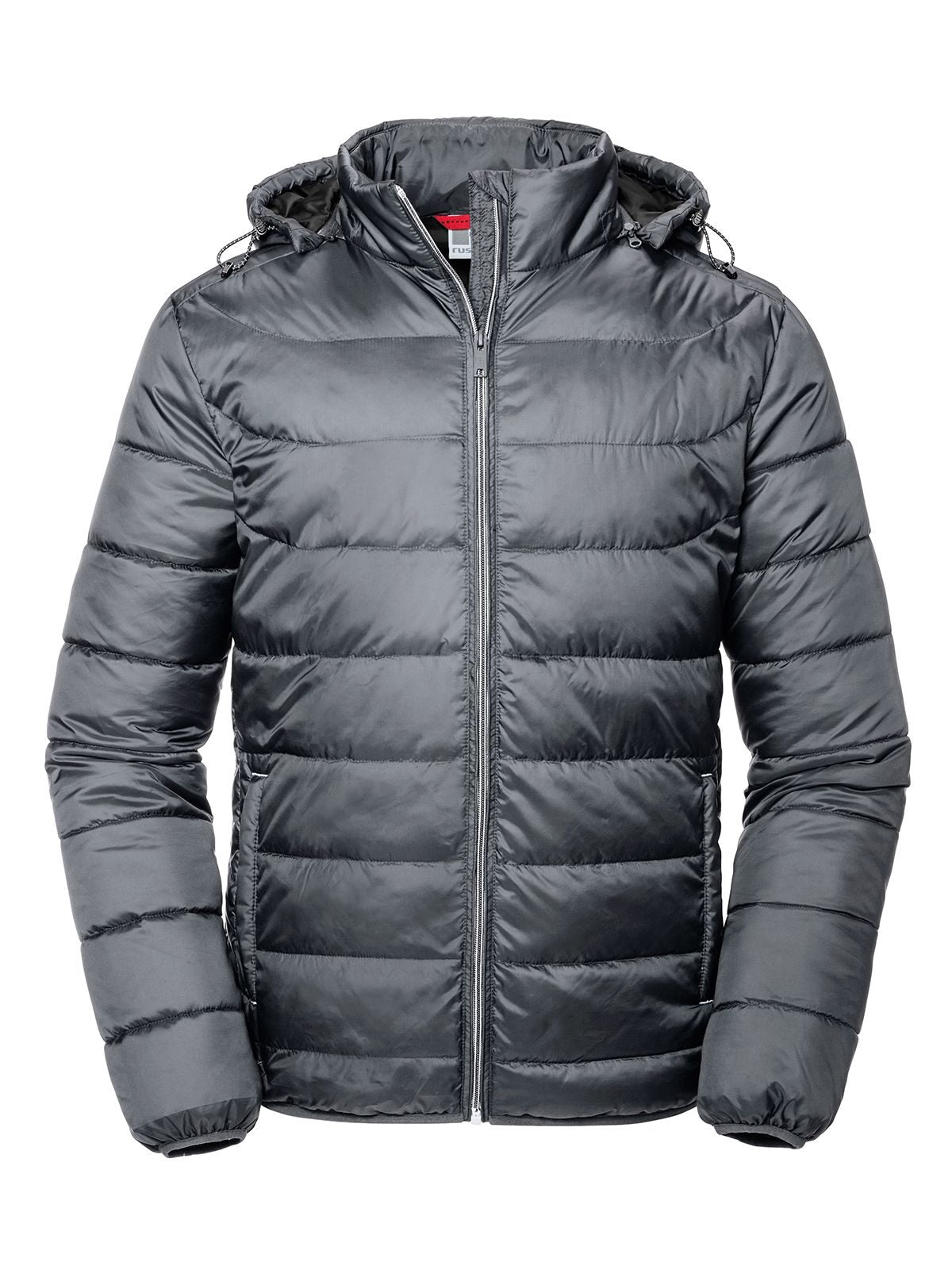 Men's Hooded Nano Jacket Russell Iron Grey