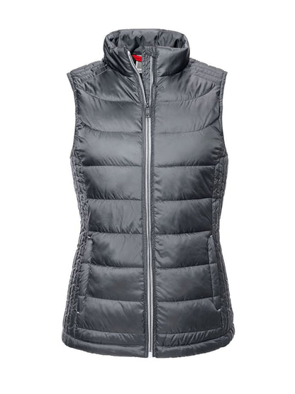 Ladie's Nano Bodywarmer Russell Iron Grey