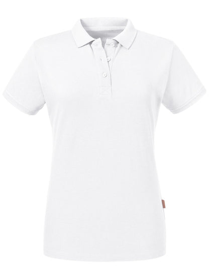 Ladies' Pure Organic Polo Russell White