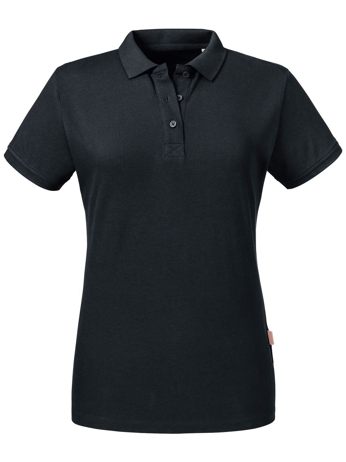 Ladies' Pure Organic Polo Russell Black