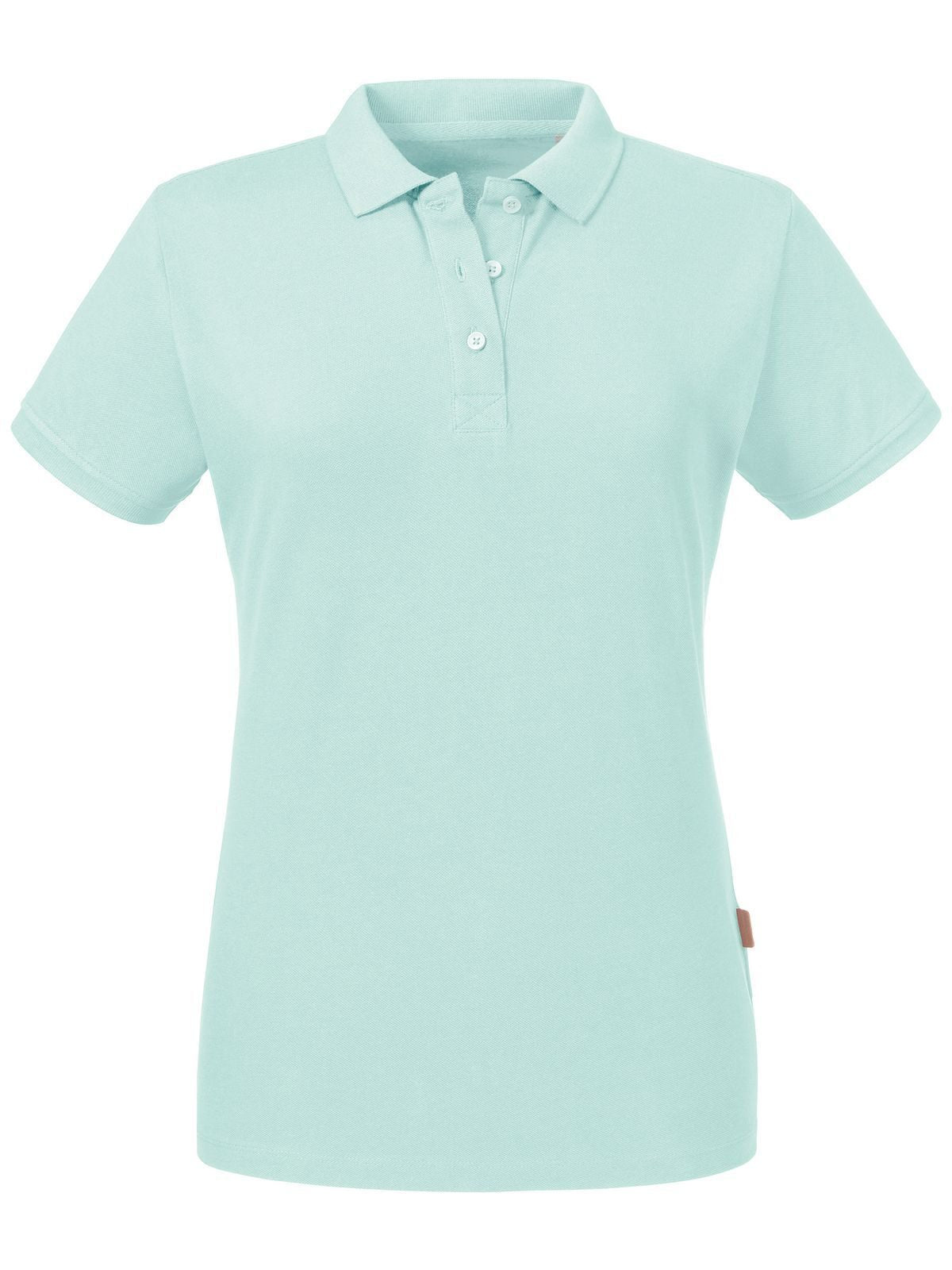 Ladies' Pure Organic Polo Russell Aqua