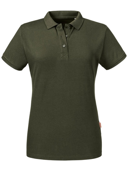 Ladies' Pure Organic Polo Russell Dark Olive