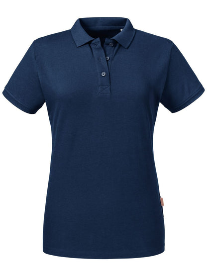 Ladies' Pure Organic Polo Russell French Navy