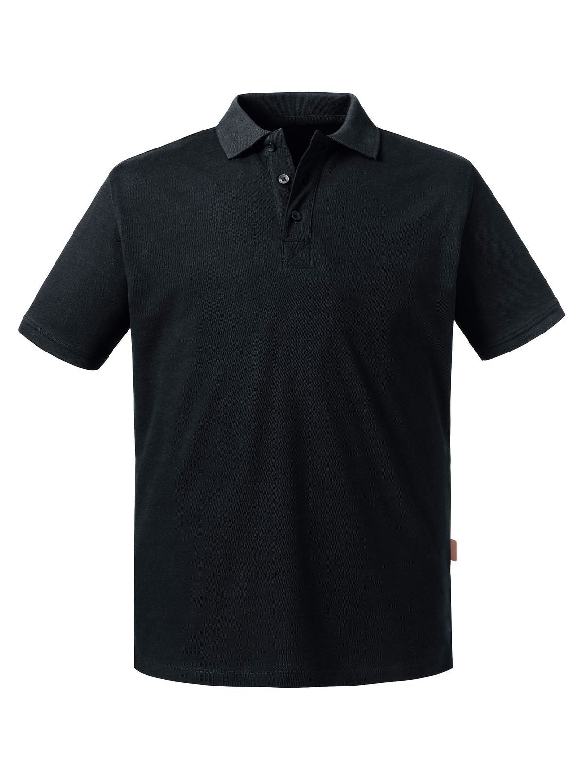 Men's Pure Organic Polo Russell Black