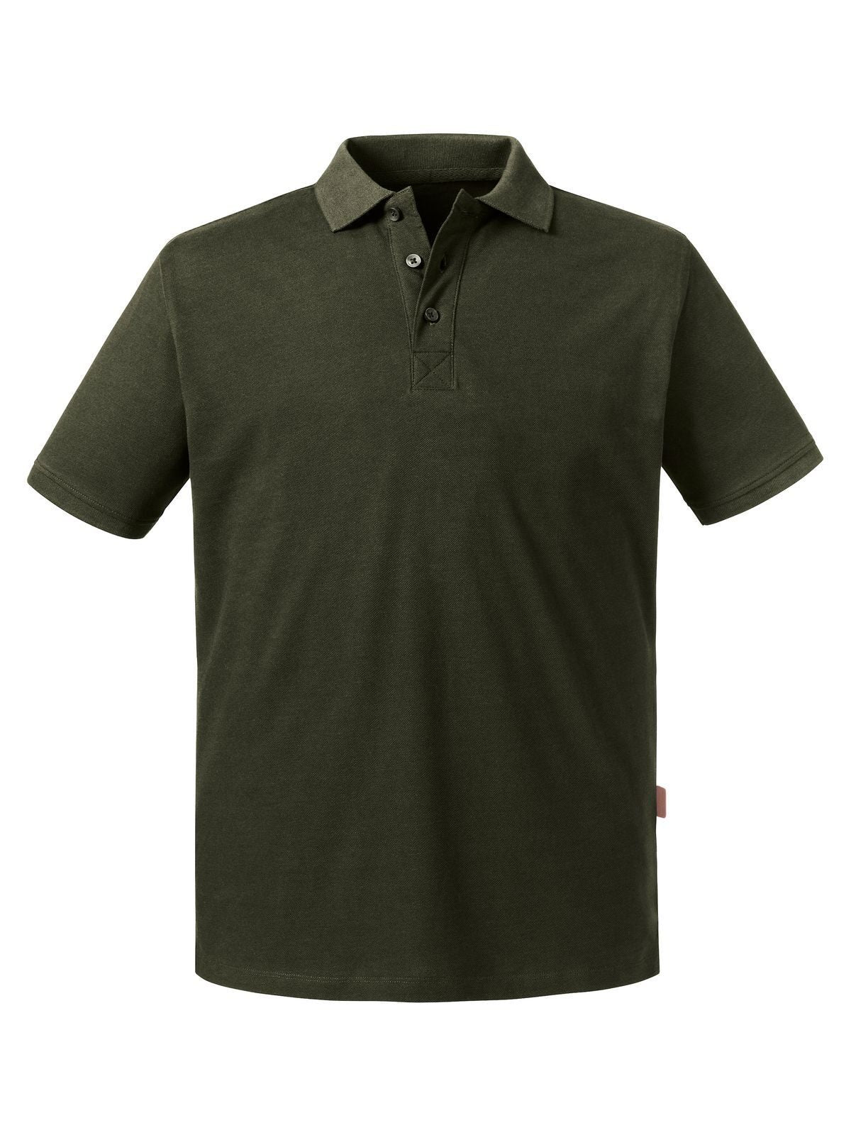 Men's Pure Organic Polo Russell Dark Olive