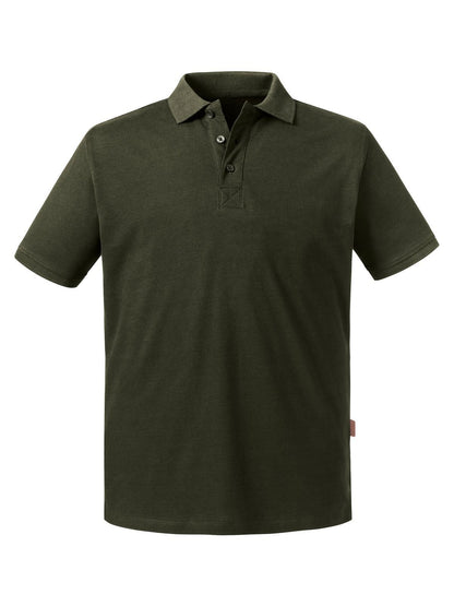 Men's Pure Organic Polo Russell Dark Olive