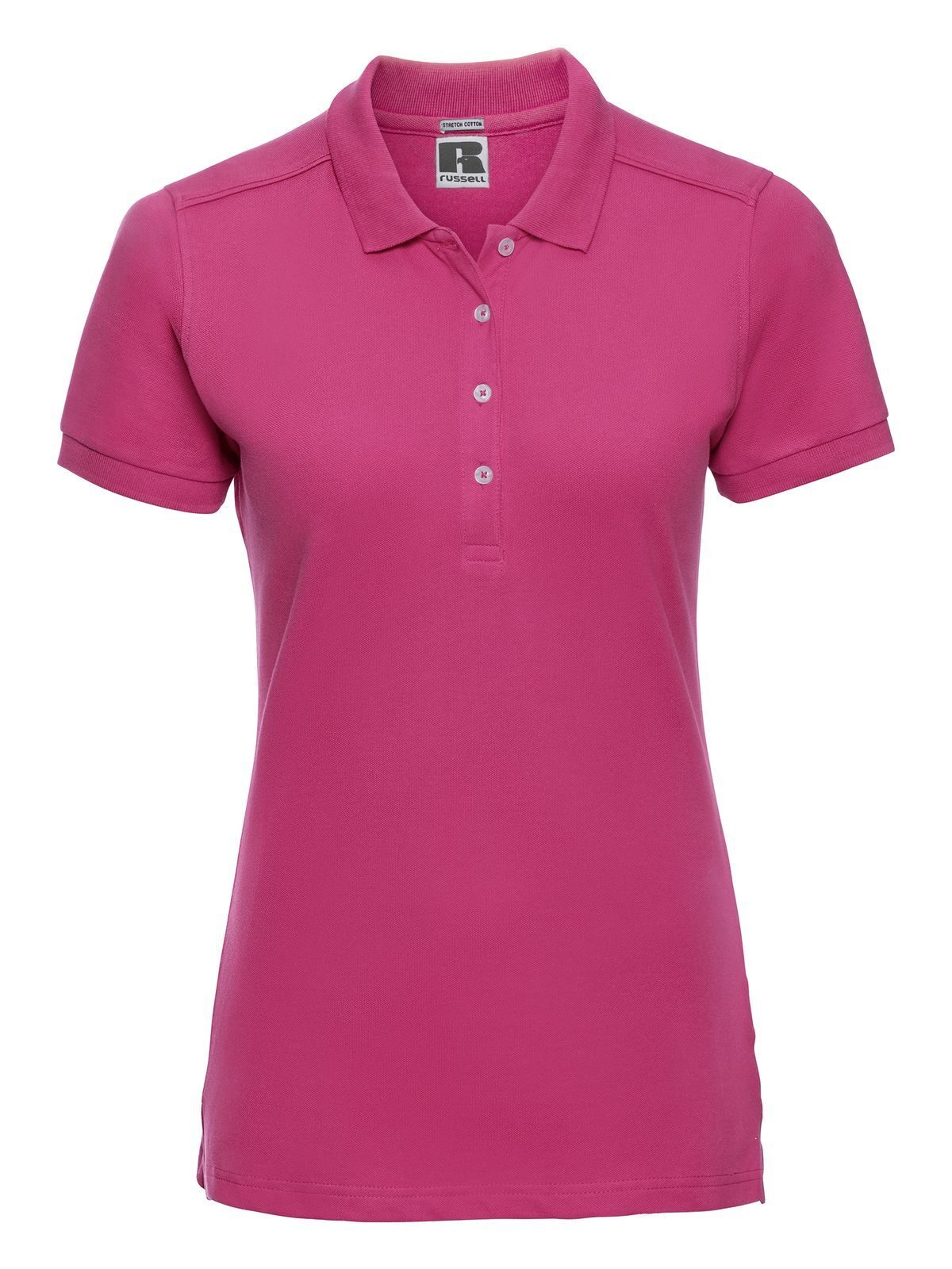 Ladies' Stretch Polo Russell Fuchsia