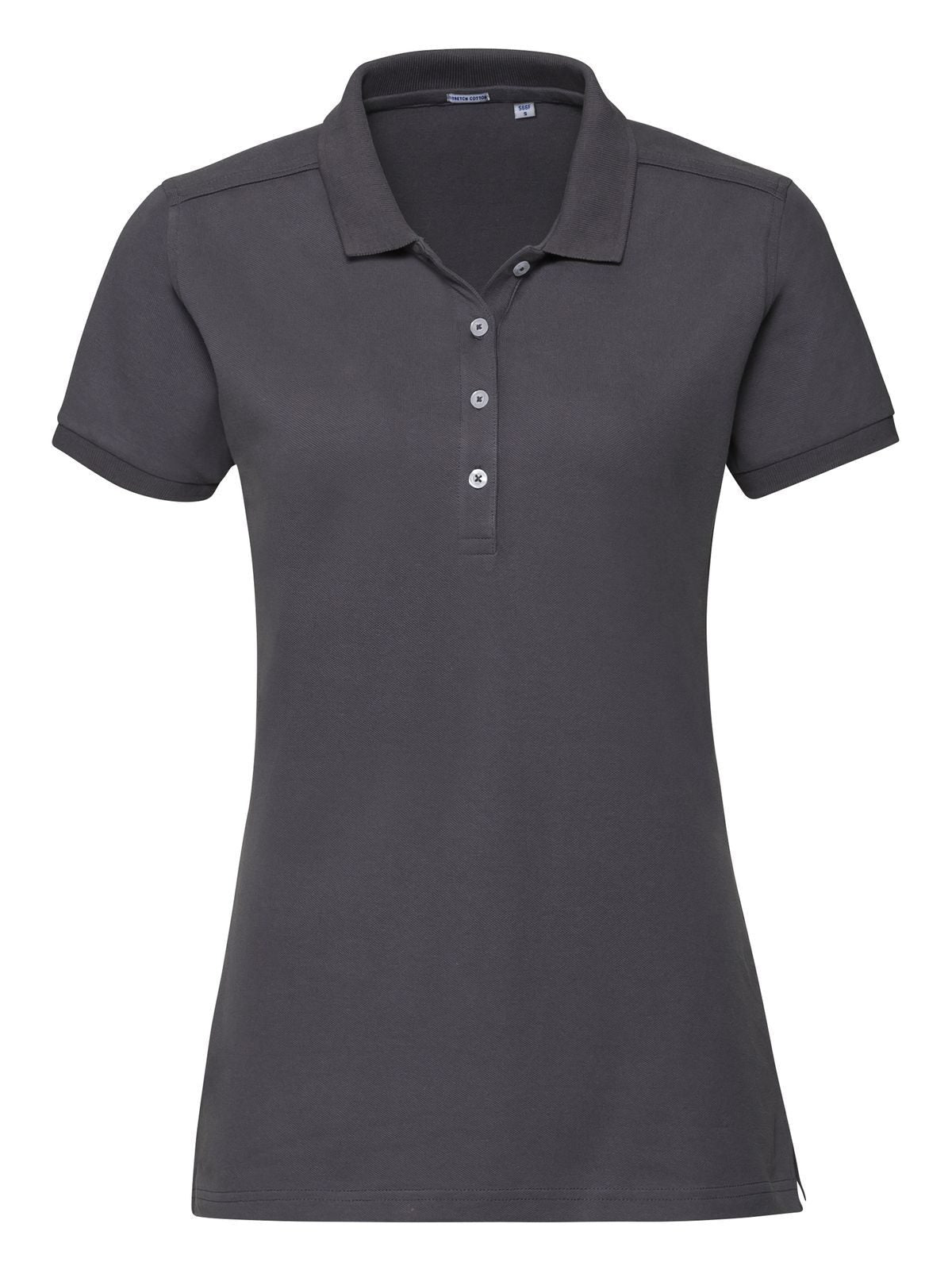 Ladies' Stretch Polo Russell Convoy Grey