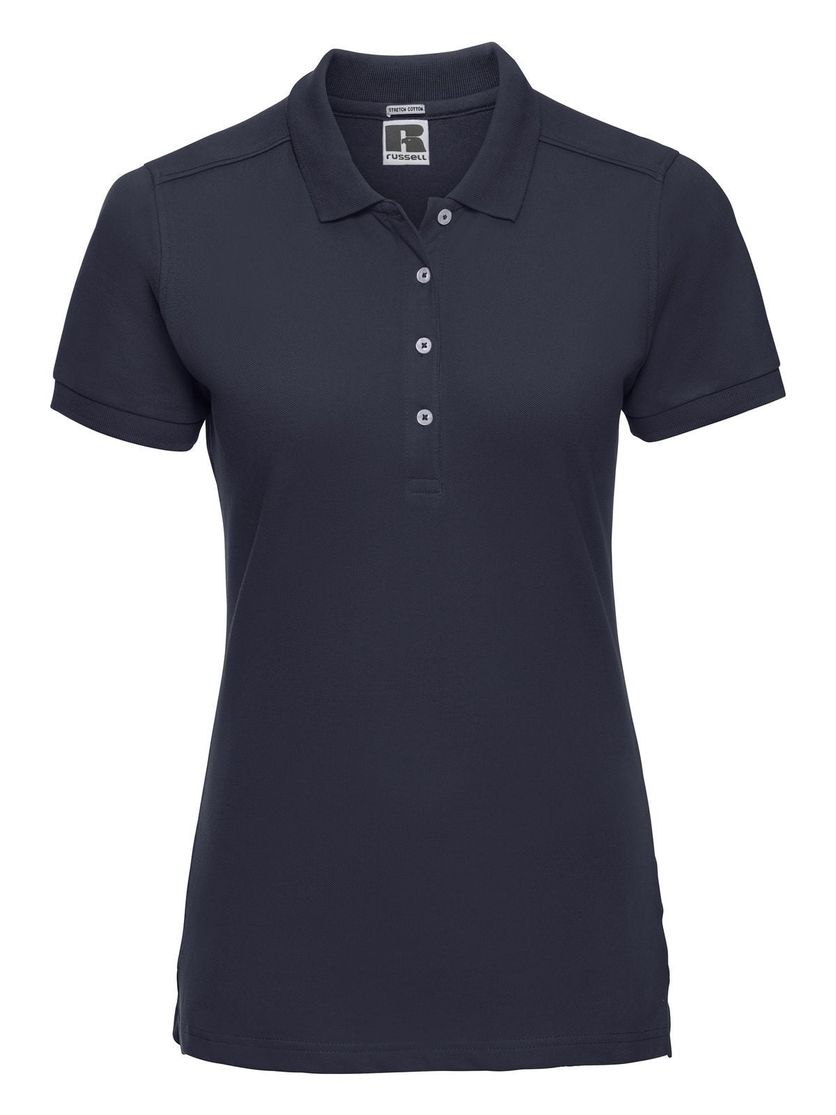 Ladies' Stretch Polo Russell French Navy