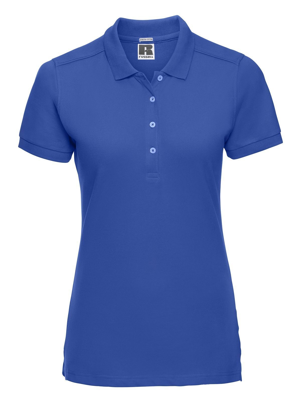 Ladies' Stretch Polo Russell Azure Blue