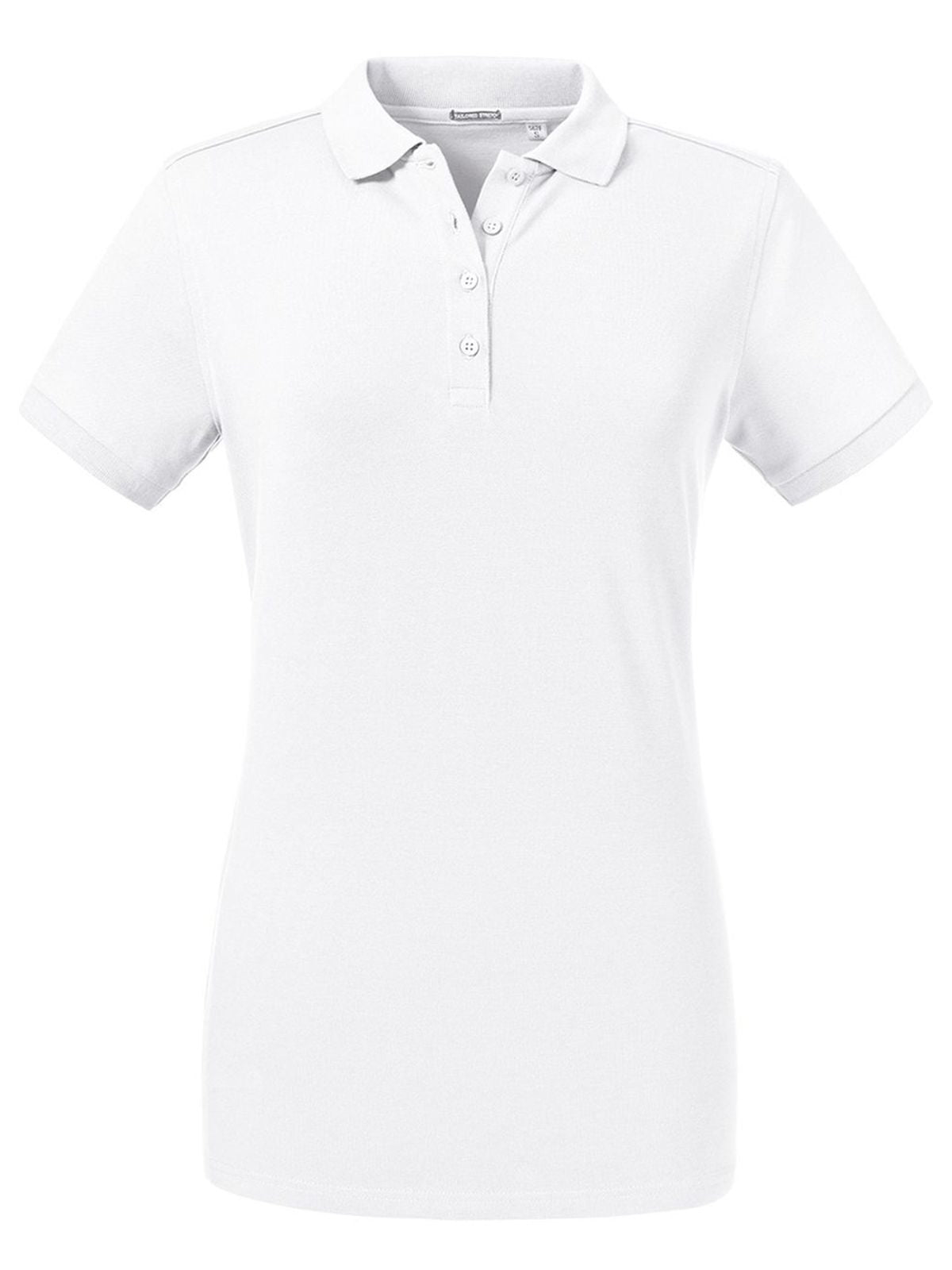 Ladies' Tailored Stretch Polo Russell White