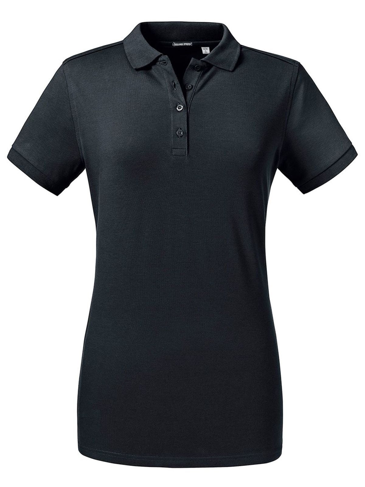 Ladies' Tailored Stretch Polo Russell Black