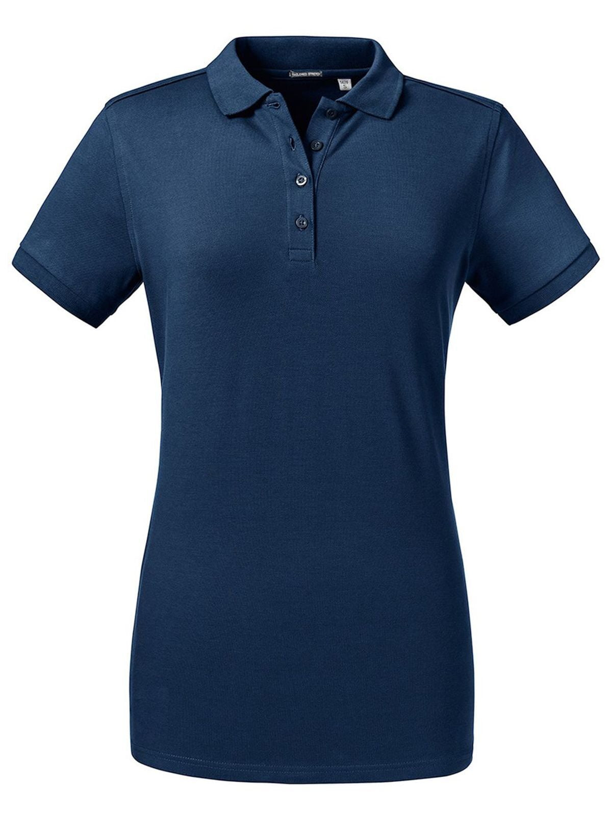 Ladies' Tailored Stretch Polo Russell French Navy