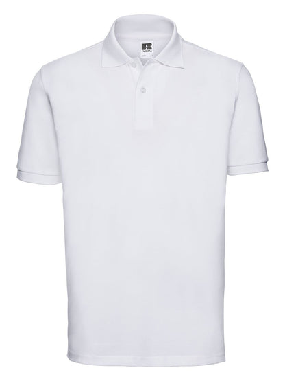 Men's Classic Cotton Polo Russell White