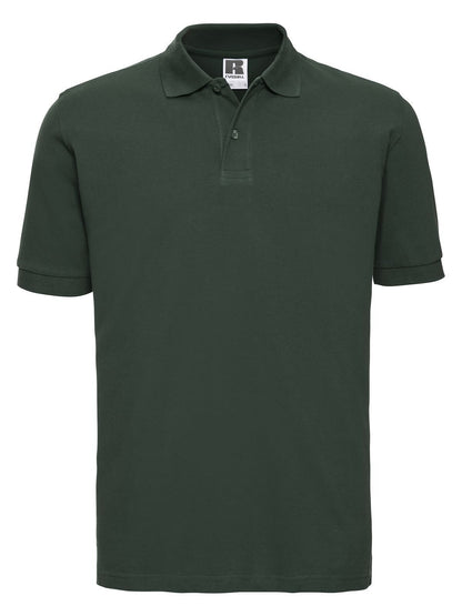 Men's Classic Cotton Polo Russell Bottle Green