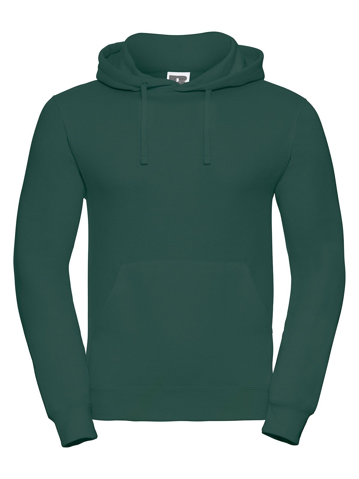 Adults' Hooded Sweatshirt Russell Bottle Green