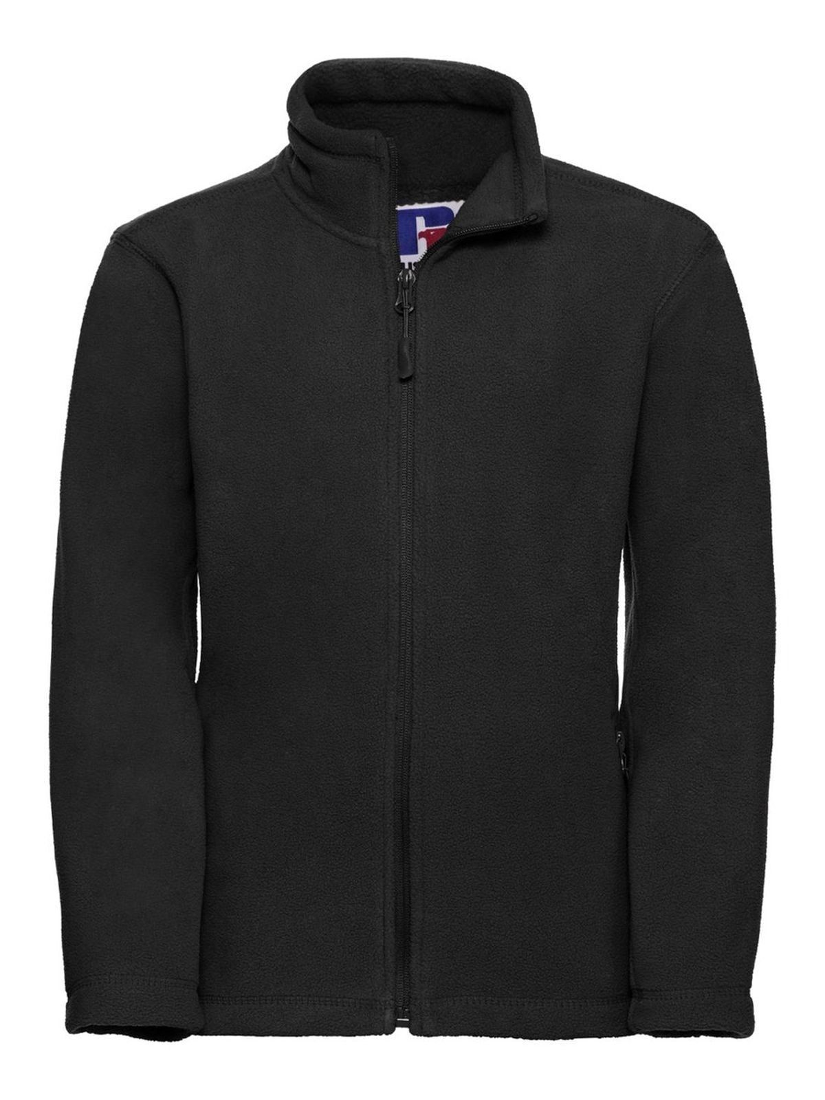 Children's Full Zip Outdoor Fleece Russell Black