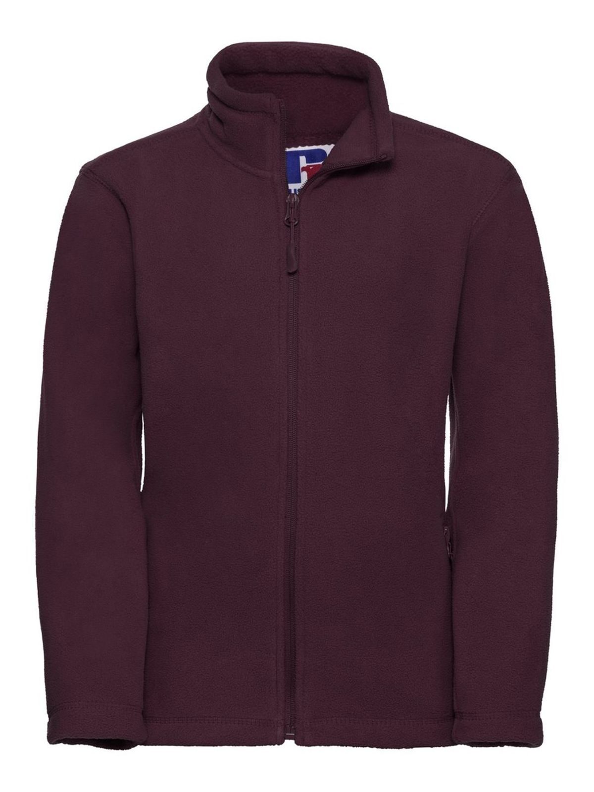 Children's Full Zip Outdoor Fleece Russell Burgundy