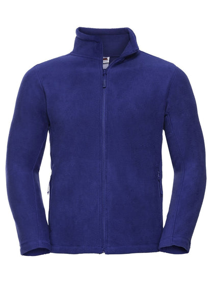 Men's Full Zip Outdoor Fleece Russell Bright Royal